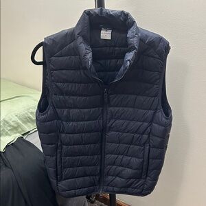 Scalpers Black Puffer Vest